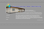 Bild Webseite Bauunternehmen Peter Hämmerling