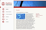 Bild Webseite Sophino KG - Unternehmensberatung für Wissen & Innovation