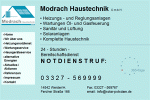 Bild Webseite Modrach Haustechnik GmbH