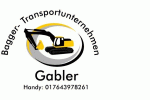Logo von Bagger-Transportunternehmen Gabler