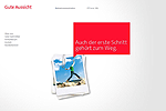 Bild Webseite Gute Aussicht Kommunikations GmbH