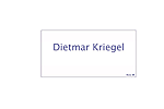 Bild D. Kriegel